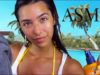 ASMR Relaxing by the Pool (Personal attention, Face touching, Lotion Sounds, Inaudible whispers..)