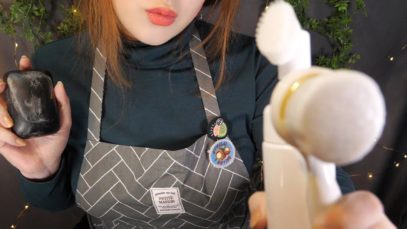 ASMR Relaxing Cleansing Time ? Face Massage, Washing, Removing Makeup with Personal Attention