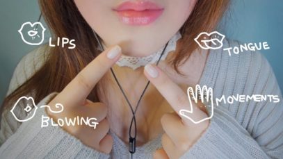 ASMR Relaxing Deep Slow Mouth Sounds & Hand Movements ?