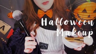 ASMR Relaxing Halloween Party Makeup ? (English)