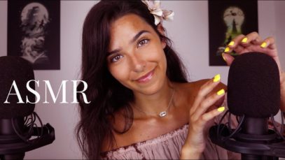 ASMR Relaxing Layered Sounds (Scalp massage, Mic scratching, Mouth sounds, Crackling sounds…)