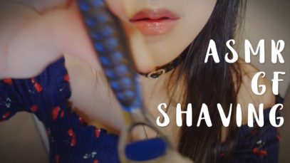 ASMR Relaxing Sweet Shaving & Skin Care for Honey! ?? (Korean)