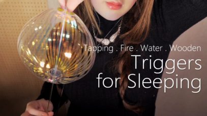 ASMR Relaxing Triggers for Sleeping ? (Tapping, Wooden, Water, Fire, Hi-Fi)
