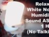 ASMR Relaxing White Noise Humidifier Sound 1H (No Talking)