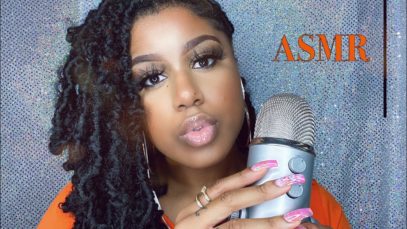 ASMR | Repeating My Intro w/ Finger Flutters, Tracing, & Mouth Sounds