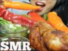 ASMR Rotisserie CHICKEN + GIANT sweet peppers (EXTREME EATING SOUNDS) NO TALKING | SAS-ASMR
