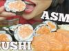 ASMR Salmon ROLL + SASHIMI (EATING SOUNDS) NO TALKING | SAS-ASMR