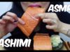ASMR Salmon Sashimi (EXTREME SAVAGE EATING) Whole Big Slice NO TALKING | SAS-ASMR