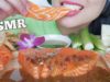 ASMR SALMON SASHIMI SPICY DIPPING SAUCE (EATING SOUNDS) NO TALKING | SAS-ASMR