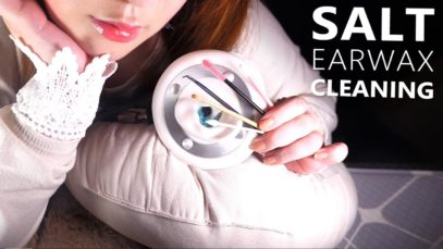ASMR SALT EARWAX Cleaning✨ (picking, Intense, Deep, Shivering but Relaxing)