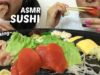 ASMR SASHIMI SUSHI PLATTER (NO TALKING) EATING SOUNDS  | SAS-ASMR