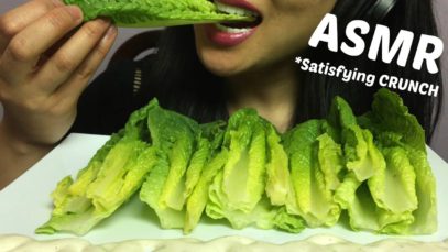 ASMR Satisfying CRUNCHY LETTUCE (EATING SOUNDS) | SAS-ASMR