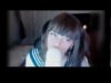 ASMR Schoolgirl Sucking and Licking, HOT GIRL SUCKS BANANA | ASMR Ear Eating