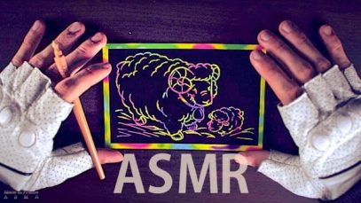 ASMR Scratching a Doodle Card ✒️NO TALKING