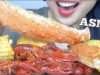 ASMR SEAFOOD BOIL *CRAWFISH + KING CRAB (EATING SOUNDS) NO TALKING | SAS-ASMR