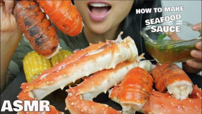 ASMR SEAFOOD BOIL + HOW TO MAKE SEAFOOD SAUCE (EATING SOUNDS) NO TALKING | SAS-ASMR