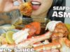 ASMR SEAFOOD BOIL with BLOVESLIFE SMACKALICIOUS SAUCE (EATING SOUNDS) NO TALKING | SAS-ASMR