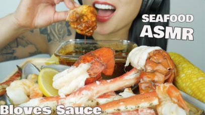 ASMR SEAFOOD BOIL with BLOVESLIFE SMACKALICIOUS SAUCE (EATING SOUNDS) NO TALKING | SAS-ASMR