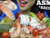 ASMR SEAFOOD BOIL with GREEN SEAFOOD SAUCE *RECIPE (EATING SOUNDS) NO TALKING | SAS-ASMR