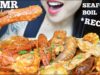 ASMR SEAFOOD BOIL with RECIPE *KING CRAB + LOBSTER + OCTOPUS (EATING SOUNDS) NO TALKING | SAS-ASMR