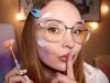 ASMR Secretly Painting Your Face In Art Class ?