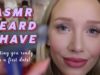 ASMR SHAVING YOUR BEARD | binaural whispers, personal attention… (you’re going on a date!)