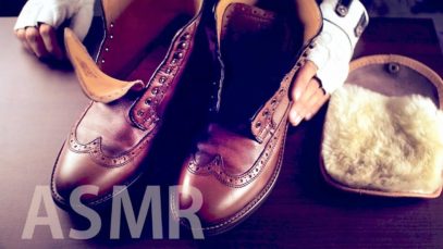 ASMR Shoe Shining Leather ?NO TALKING for SLEEP ?