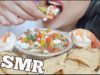 ASMR SHRIMP CEVICHE + CHIPS + PINEAPPLE SALSA (CRUNCHY EATING SOUNDS) NO TALKING | SAS-ASMR