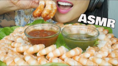 ASMR SHRIMP COCKTAIL PLATTER + SEAFOOD SAUCE (EATING SOUNDS) NO TALKING | SAS-ASMR