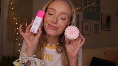 ASMR Skincare Routine Soft Spoken | lotion sounds, water, tapping