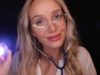 ASMR SLEEP CLINIC | inaudible whispers, typing, eye exam…