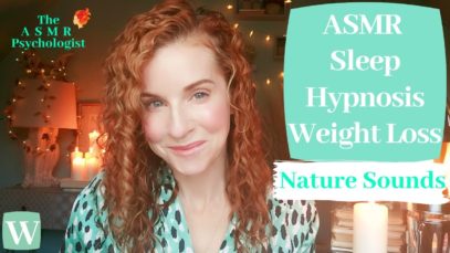 ASMR Sleep Hypnosis: Weight Loss No Hunger *Real Doctor* Whisper, Tapping, Relaxing Nature Sounds