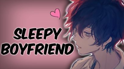 ASMR Sleepy Boyfriend cuddles you up! Roleplay
