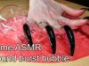 ASMR SLIME TRIGGER  SLIME ASMR SOUND BURST BUBBLE SATISFYING VIDEO