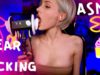 ASMR sloppy ear licking before sleep ??