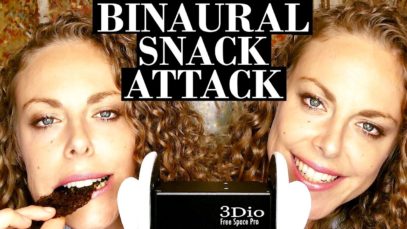 ASMR Snack Attack Eating Sounds! Binaural Whisper & Mouth Sounds; Crinkling, Crunchy, Tapping