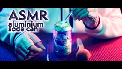 ASMR Soda CAN ?NO TALKING (Tapping, Pointer, Brushing, Opening)