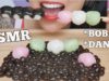 ASMR SOFT CHEWY SQUISHY (EATING SOUNDS) NO TALKING | *TAPIOCA PEALS / BOBA BALLS + DANGO | SAS-ASMR