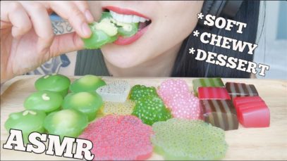 ASMR SOFT STICKY CHEWY THAI DESSERT (EATING SOUNDS) NO TALKING | SAS-ASMR
