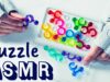 ASMR Solving Crystal TETRIS PUZZLE (Clicky Plastic Sounds) ?NO TALKING for SLEEP