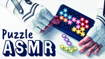 ASMR Solving Stars TETRIS PUZZLE (Clicky Plastic Sounds) ?NO TALKING for SLEEP