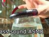 ASMR Sound bohemian crystal & wine glasses asmr nail tapping