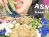 ASMR SPICY Bamboo Shoots ซุปหน่อไม้ + MUSHROOM SALAD + VEGGIES (EATING SOUNDS) NO TALKING | SAS-ASMR