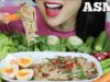 ASMR SPICY ENOKI MUSHROOM SALAD + FRESH VEGGIES (CRUNCHY EATING SOUNDS) NO TALKING | SAS-ASMR