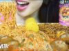 ASMR SPICY HARBANERO SPICY NOODLES Vrs SPICY BLACKBEAN NOODLES (EATING SOUNDS) NO TALKING | SAS-ASMR