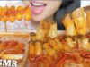 ASMR SPICY MUSHROOM CHEESY RICE CAKE PARTY (EXTREME EATING SOUNDS) NO TALKING | SAS-ASMR