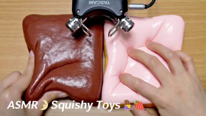 [ASMR] Squishy Squeeze Toys スクイーズの音 / BLOOM /  No Talking