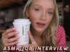 ASMR Starbucks Job Interview ??‍?☕️ (Tapping, Typing) | GwenGwiz