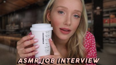 ASMR Starbucks Job Interview ??‍?☕️ (Tapping, Typing) | GwenGwiz