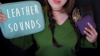 ASMR Sticky Leather Sounds Collection for Relaxing ??